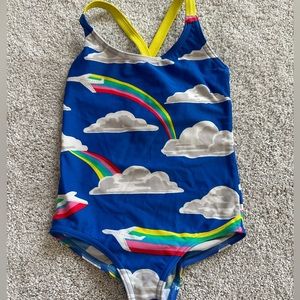 Mini Boden 2-3y cloud swimsuit
